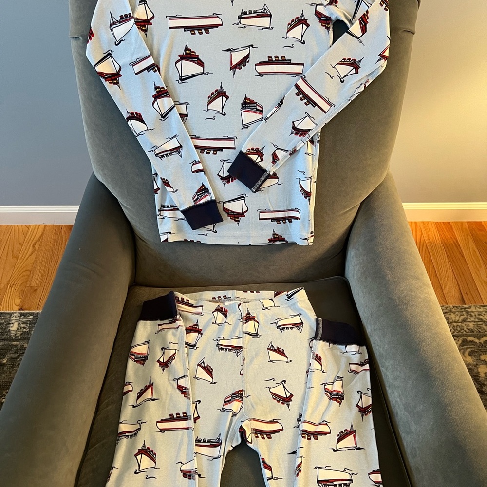 Boat Print Pajama Set